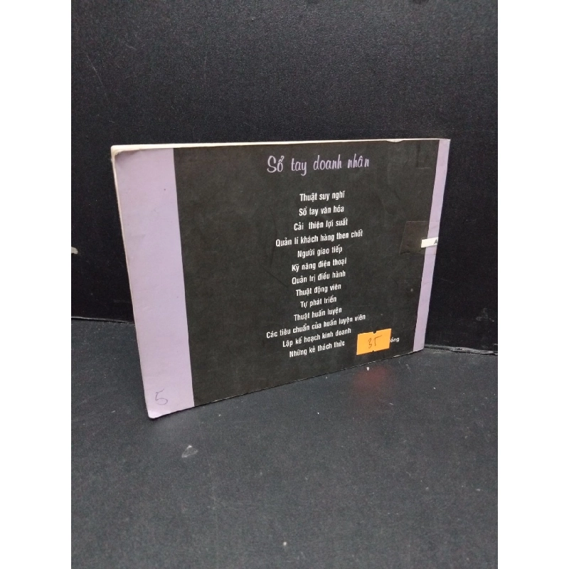 Quản lý khách hàng then chốt mới 80% ố có mộc đỏ trang đầu 2002 HCM2809 Sổ tay doanh nhân MARKETING KINH DOANH 917139