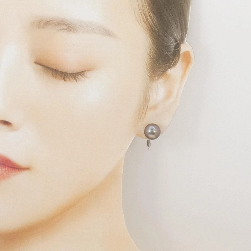 K14WG Bông tai ngọc trai đen 11.0mm - Hàng hiệu Authentic 872855