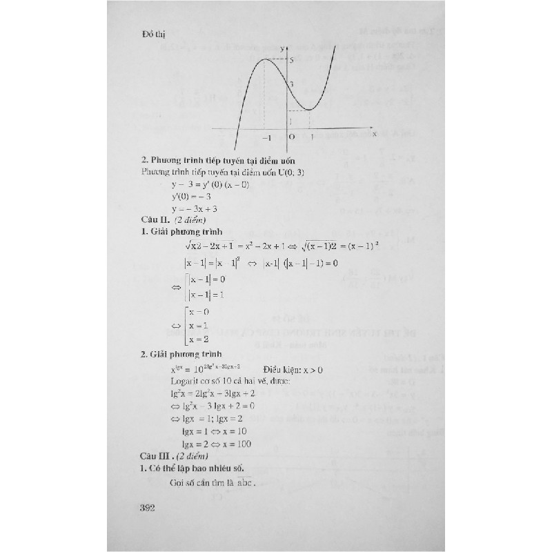 Giới thiệu Đề thi tuyển sinh vào Đại học và Cao đẳng toàn quốc môn Toán 11507