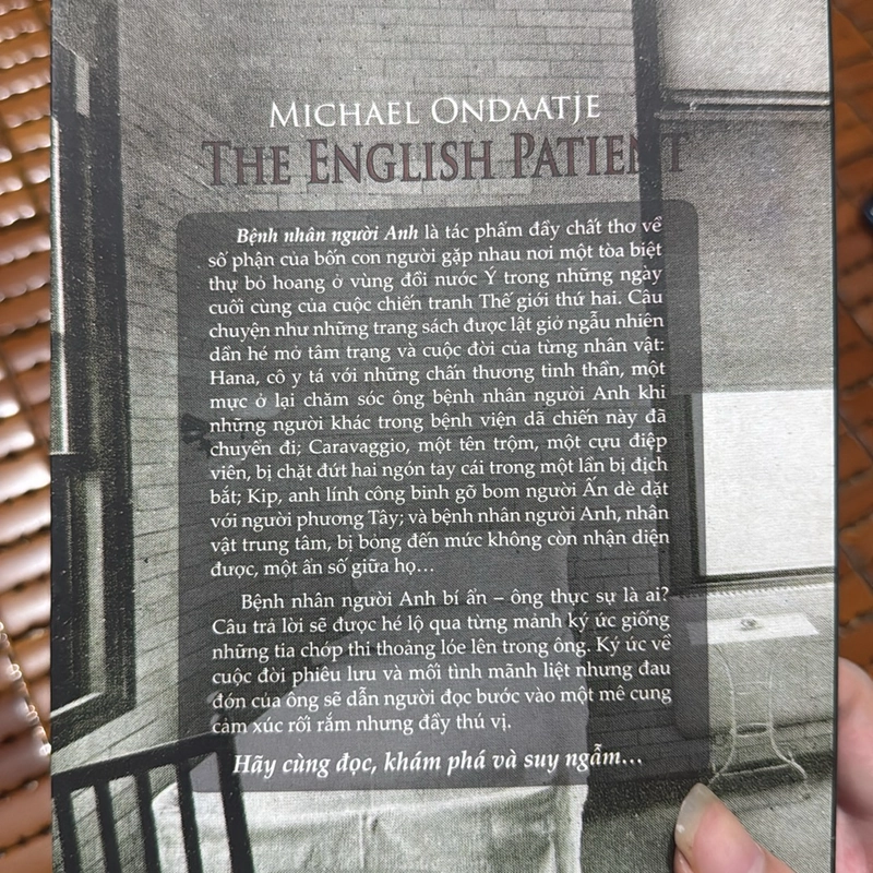 Bệnh nhân người Anh - Michael Ondaatje 532131