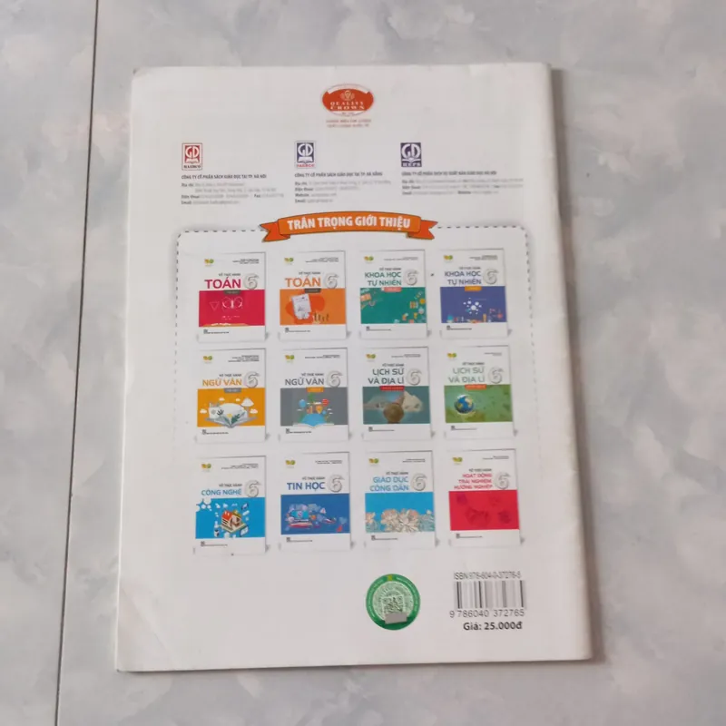 Vở Thực Hành Khoa Học Tự Nhiên Lớp 6 Tập 1 563443