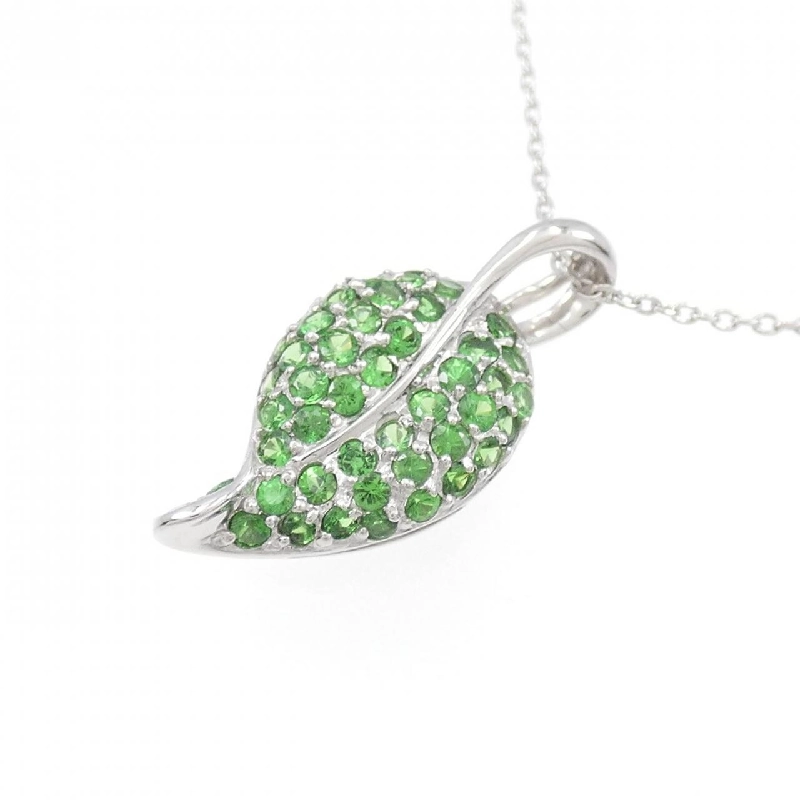 K18WG Lá Ngọc Lục Bảo Xanh 0.57CT - Hàng hiệu Chính hãng 863372