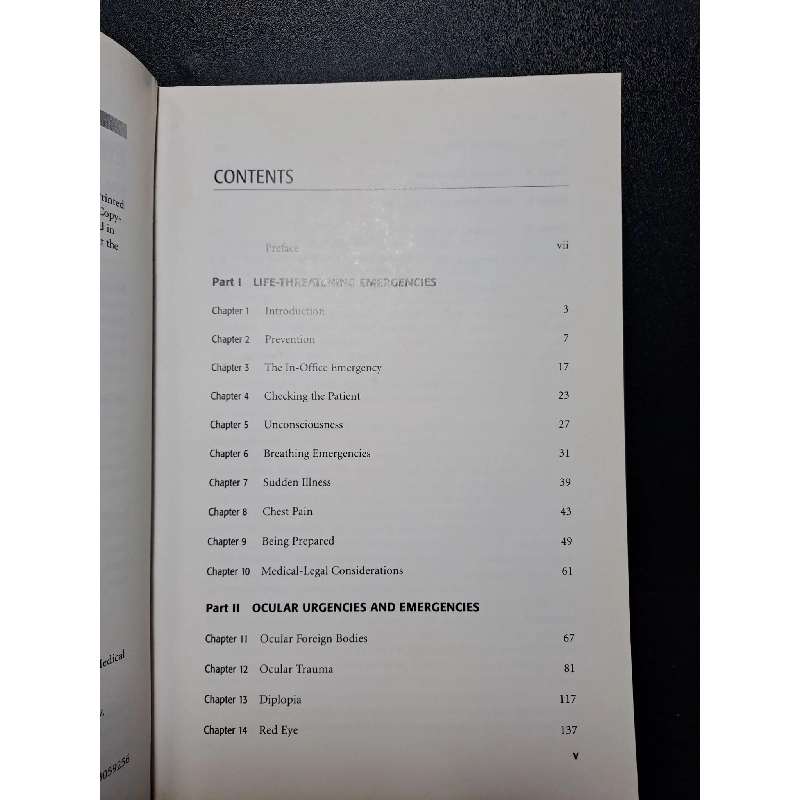 Emergency Care in optometric setting mới 80% ố vàng, 2004 HCM.TN0210 912376