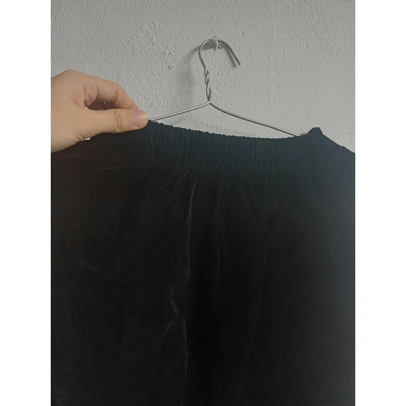 SET ÁO NHUNG DÀI TAY NỮ - SIZE S - ĐEN 745615