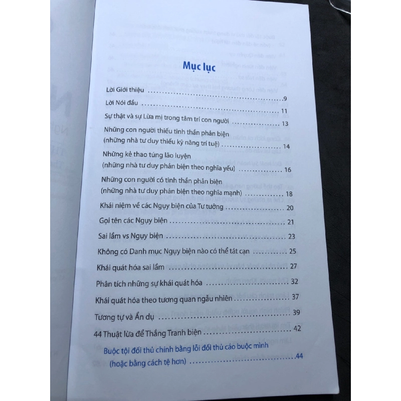 Cẩm nang tư duy nguỵ biện 2020 mới 85% chữ kỹ trang đầu HPB1008 KỸ NĂNG 916192