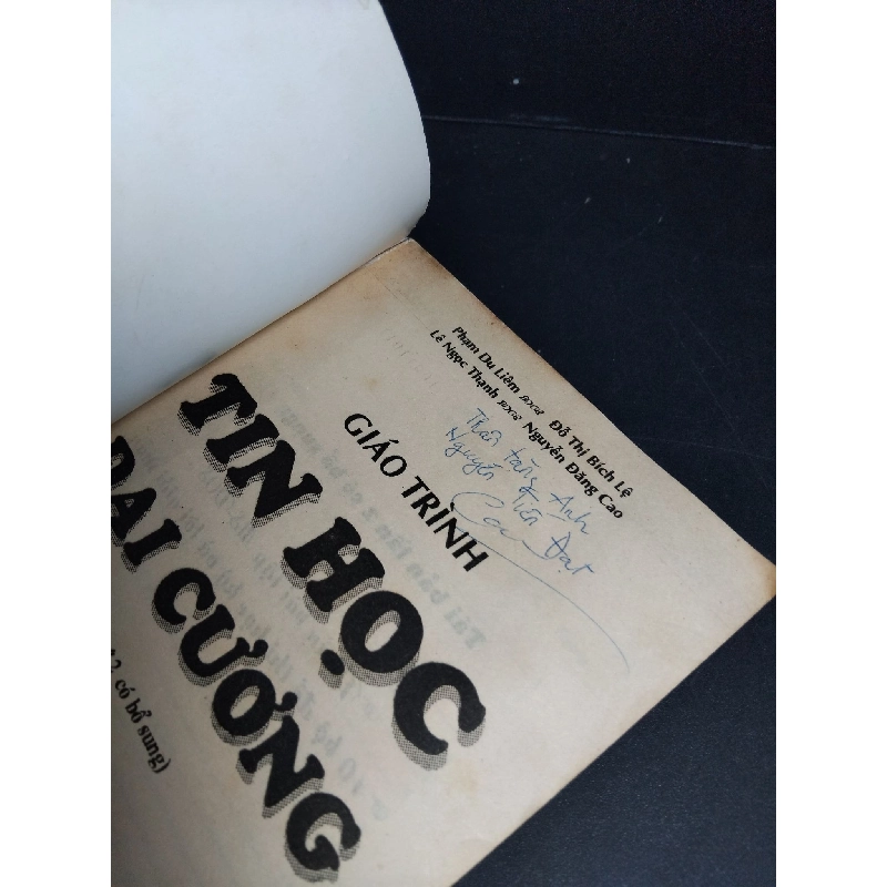 Giáo trình tin học đại cương mới 70% ố vàng phai màu bìa có chữ ký trang đầu HCM2103 GIÁO TRÌNH, CHUYÊN MÔN 918748