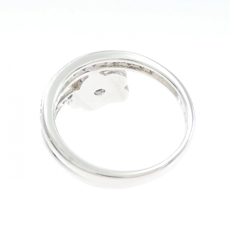 Nhẫn hoa ngọc trai mẹ K18WG - Hàng hiệu Authentic 853181