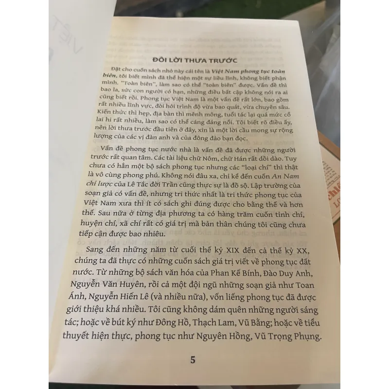 VIỆT NAM PHONG TỤC TOÀN BIÊN - VŨ NGỌC KHÁNH  1027416