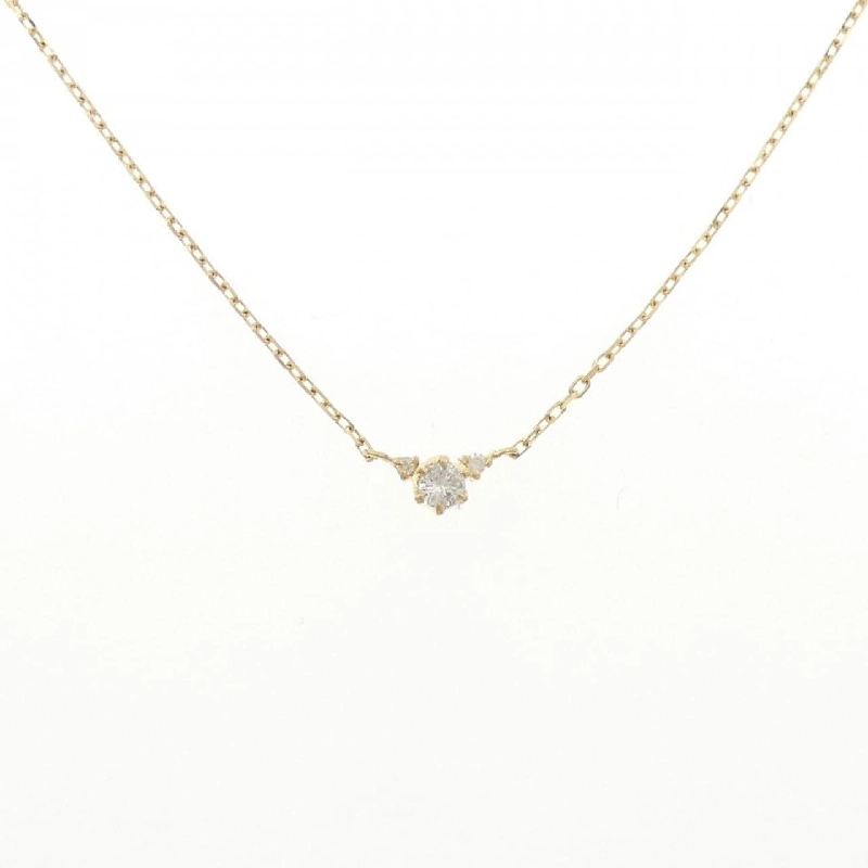 K18YG Dây chuyền kim cương - Hàng hiệu Authentic 858763