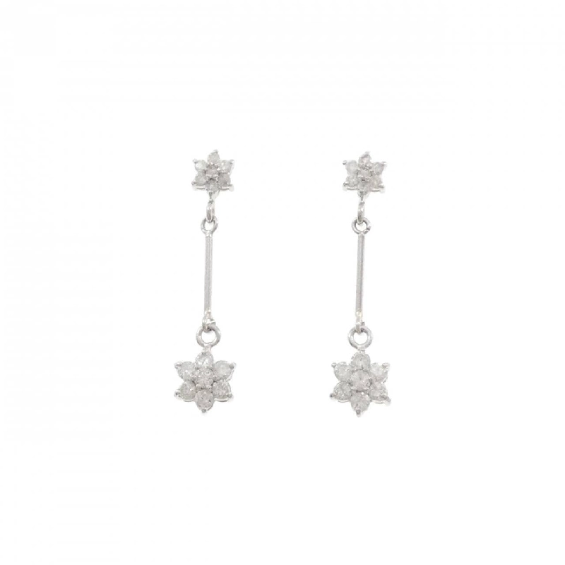 PT900 Bông tai kim cương hoa 0.52CT - Hàng hiệu Chính hãng 865408