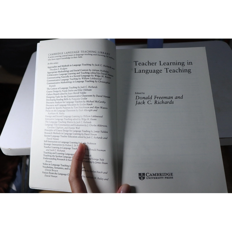 Teacher Learning In Language Teaching, 1996 478649