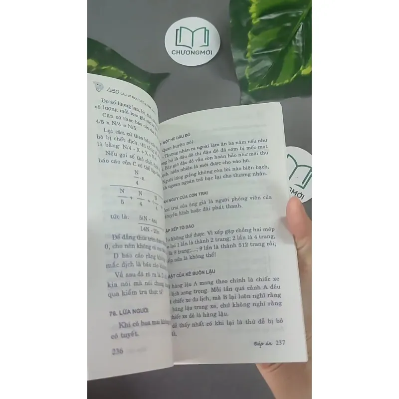 480 Câu Đố Rèn Trí Tuệ Nâng Cao IQ - 2 -  604613