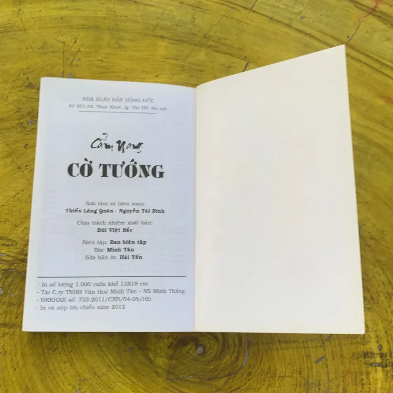  CẨM NANG CỜ TƯỚNG TỰ HỌC ĐÁNH CỜ- thiếu lăng quân & nguyễn tài bình 791055