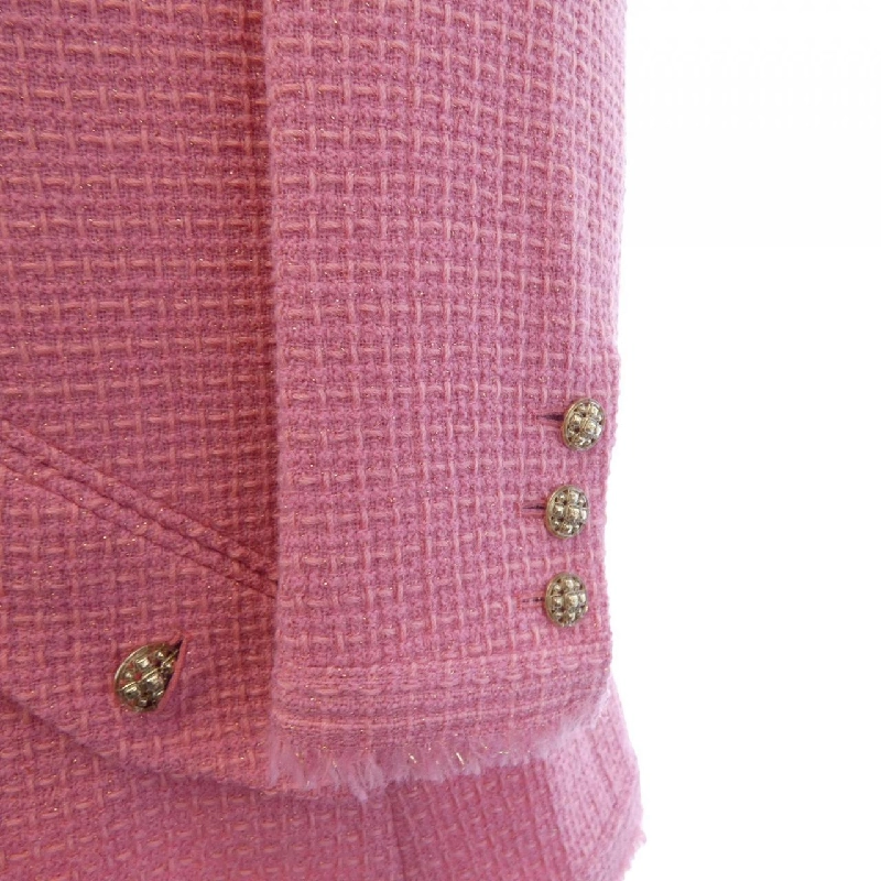 Áo khoác không cổ CHANEL P64572V41285 20A 630167