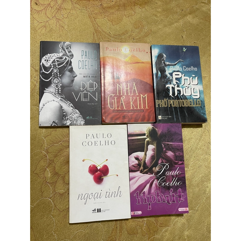 COMBO PAULO COELHO- NHÀ GIẢ KIM- PHÙ THUỶ PHỐ PORTOBELLO- ĐIỆP VIÊN- 11 PHÚT- NGOẠI TÌNH 550312