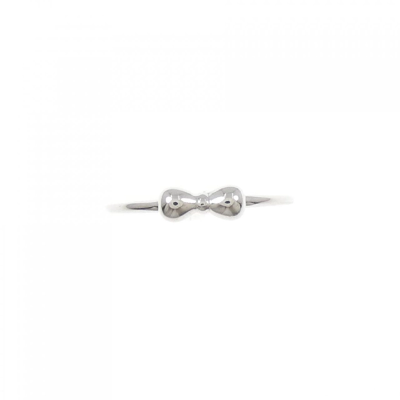 K18WG Nhẫn Ruy Băng - Hàng hiệu Chính hãng 848179