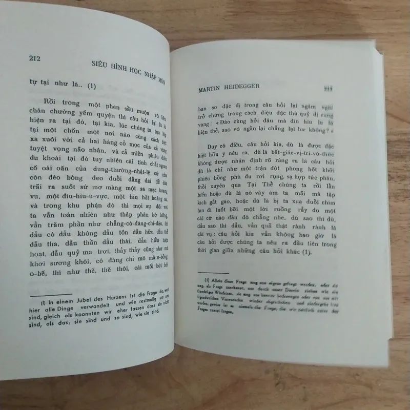 Vấn đề căn bản của siêu hình học Trăng Châu Thổ - Martin Heidegger ( Bùi giáng dịch ) cũ 690013