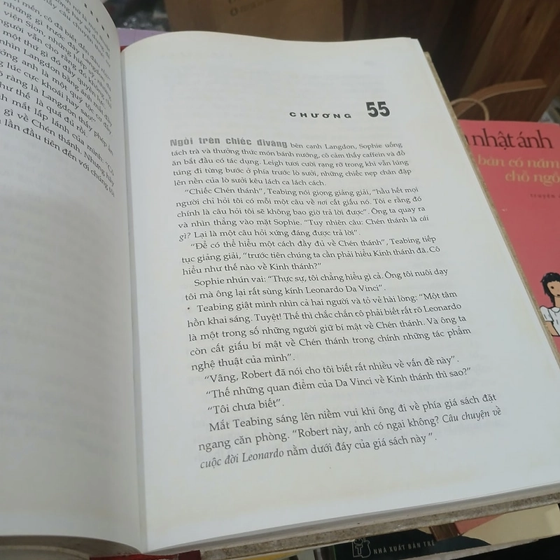 Mật mã Davinci bìa trắng, real - Dan Brown 463245
