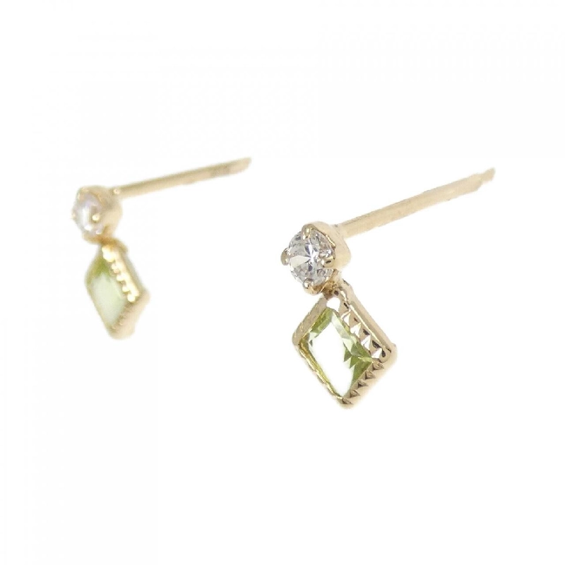K10YG Peridot Bông tai - Hàng hiệu Chính hãng 871458