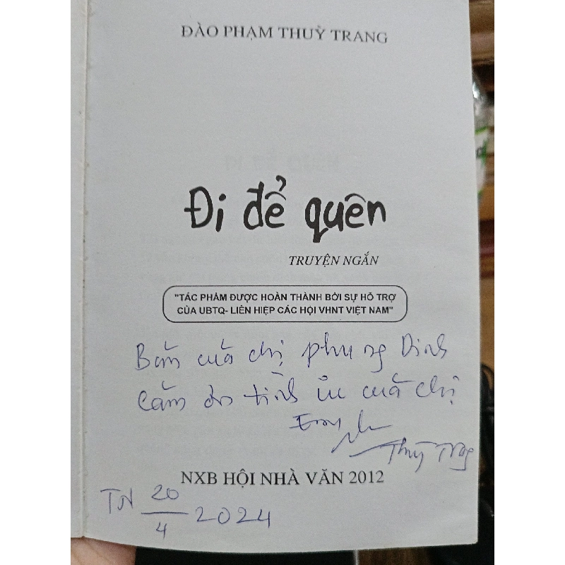 Đi để quên - Đào Phạm Thùy Trang 784447