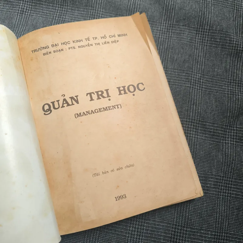 Quản trị học (Management) - 1993 655568