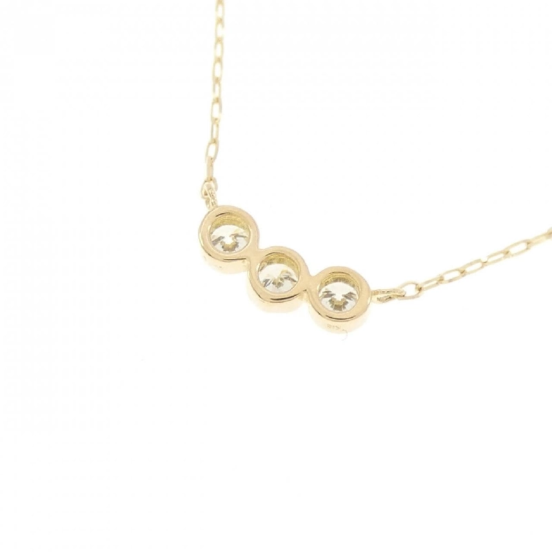 K18YG Dây chuyền kim cương 0.10CT - Hàng hiệu Authentic 858526