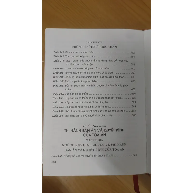 BỘ LUẬT TỐ TỤNG HÌNH SỰ  704107