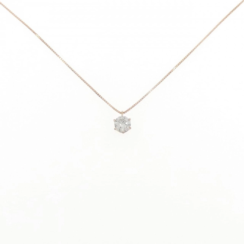 K18PG Solitaire Dây chuyền kim cương 0.310CT - Hàng hiệu Chính hãng 865465