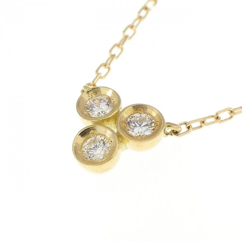 Dây chuyền kim cương K18YG 0.10CT - Hàng hiệu Chính hãng 865202