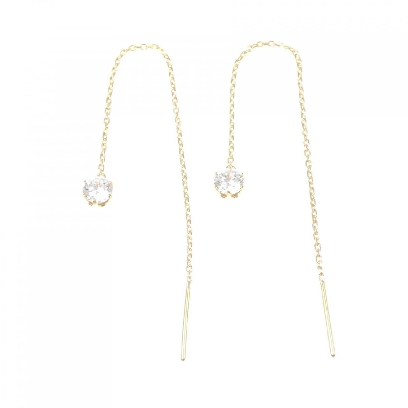 K18YG Bông tai Cubic - Hàng hiệu Chính hãng 865532