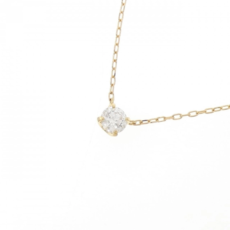 K18YG Dây chuyền kim cương 0.315CT H SI2 3EXT - Hàng hiệu Chính hãng 875456