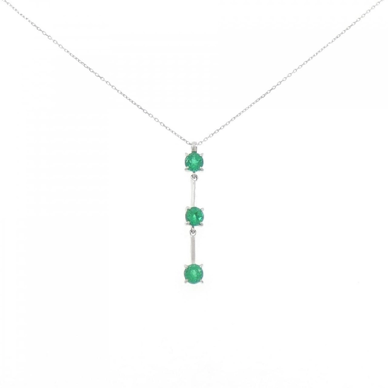 Dây chuyền ngọc lục bảo PT900/PT850 0.56CT - Hàng hiệu Authentic 858451