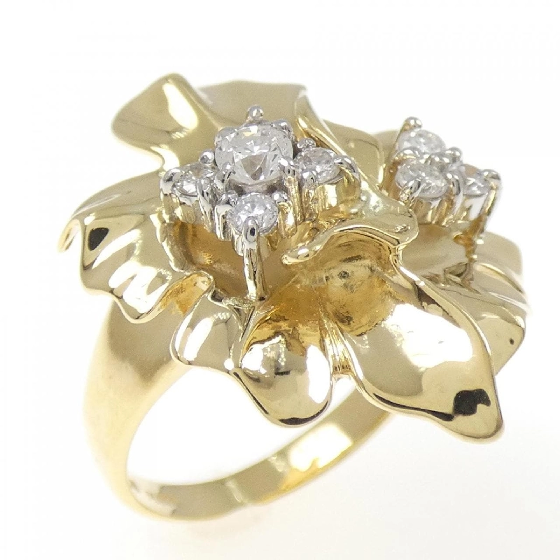 Nhẫn kim cương K18YG/PT900 0.40CT 668600