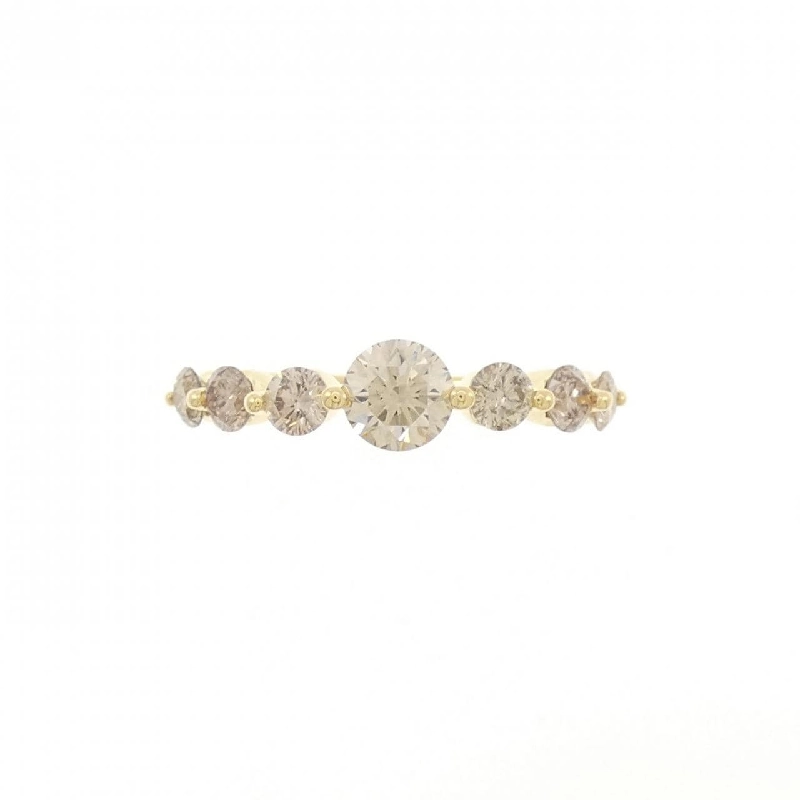 Nhẫn kim cương K18YG 0.70CT 671529