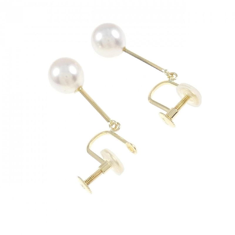 Bông tai ngọc trai Akoya K18YG 7.5mm - Hàng hiệu Chính hãng 878500