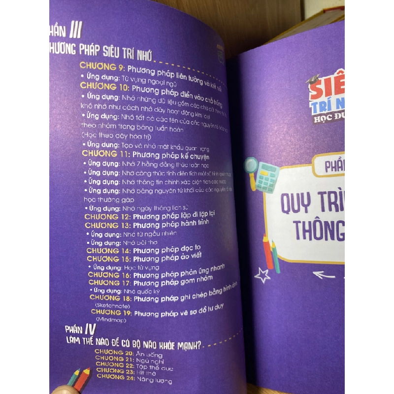Siêu Trí Nhớ Học Đường- biết cách học, khỏi cực nhọc - Tác giả Nguyễn Phùng Phong -NXB ĐHQG Tp HCM 2021 463959