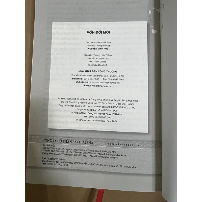 Vốn đổi mới - Bìa cứng, không áo sách (hình áo sách để dễ hình dung sách) 1024126