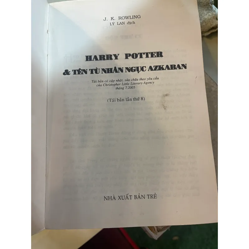 HARRY POTTER VÀ TÊN TÙ NHÂN NGỤC AZKABAN - J.K. ROWLING  1004955