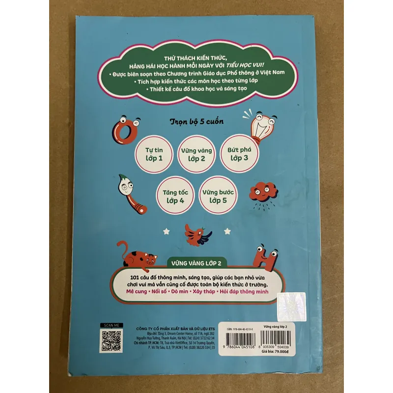 Vững vàng lớp 2 - 101 câu đố rèn luyện trí não 1022512