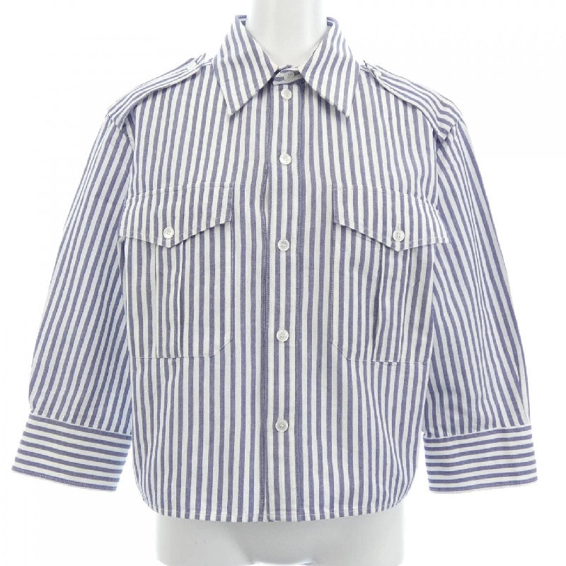 Áo sơ mi CELINE CROPPED REPORTER 2C859556T thời kỳ Edie - Hàng hiệu Authentic 775238