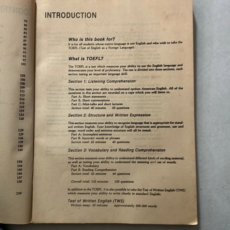 NTC’s Practice Tests for the TOEFL — 1993s 499442