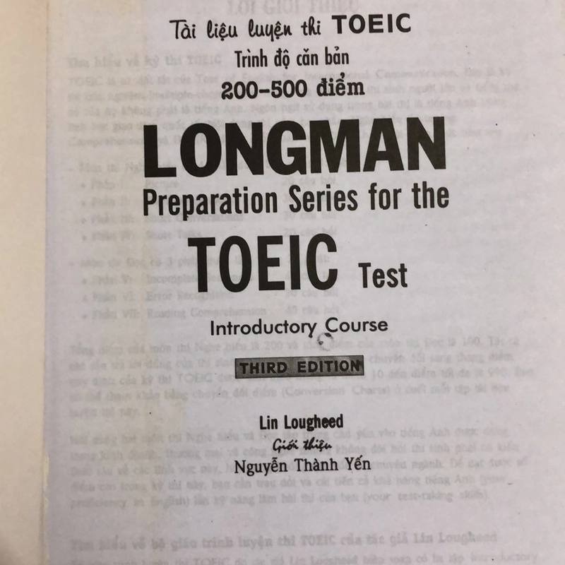 Bộ 2 cuốn sách - LONGMAN TOEIC TEST (with answer key)  332591