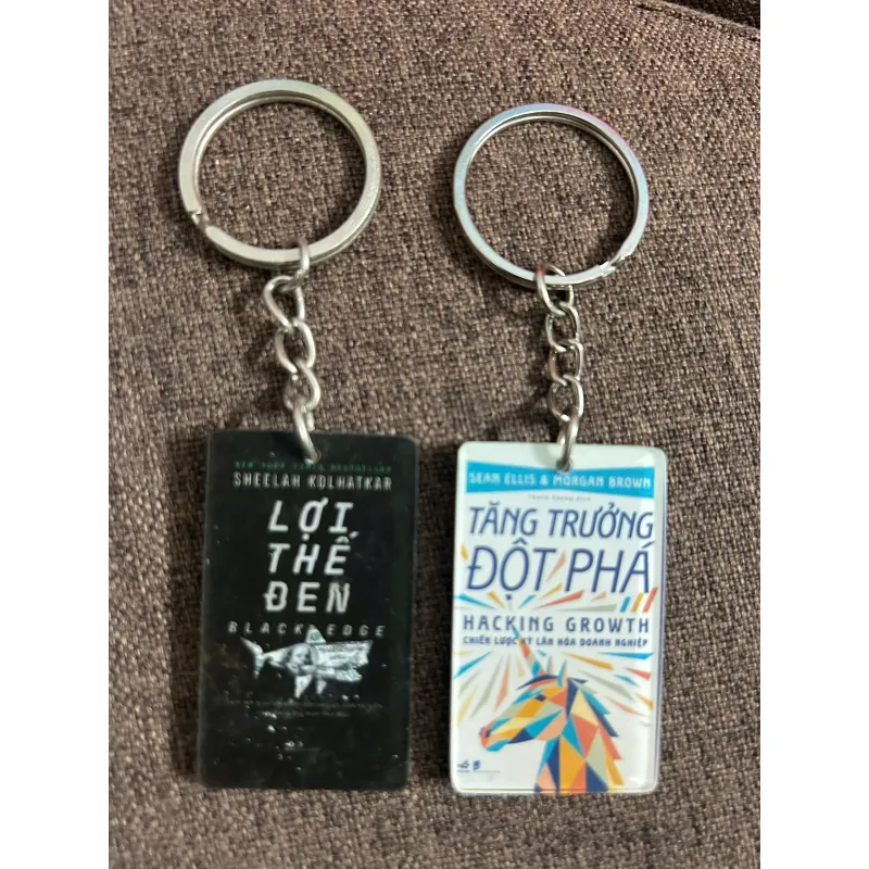 Móc khóa sách: Lợi thế đen + Tăng trưởng đột phá 732311