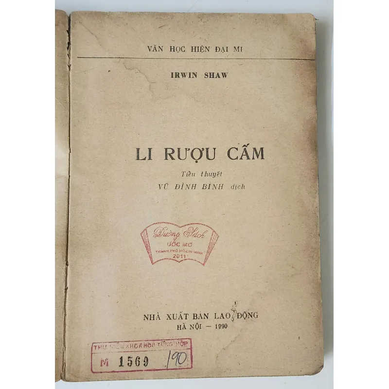 LI RƯỢU CẤM (tên gốc: “The Troubled Air”, tác giả Irwin Shaw) 716967