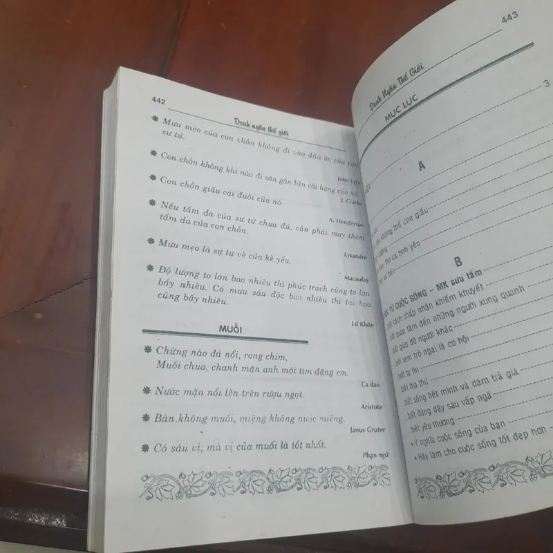 DANH NGÔN THẾ GIỚI, tập 1 (từ A-M) 738128