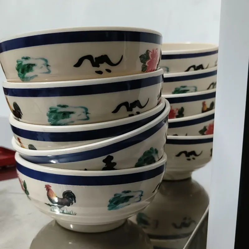 10 chén gà nhựa melamine  792577