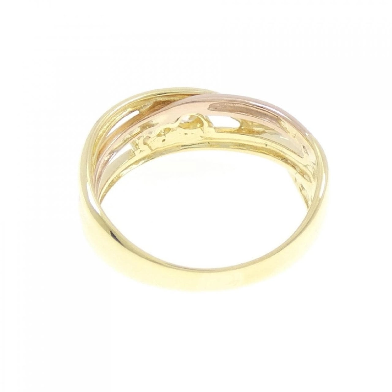 Nhẫn kim cương K18YG/K18PG 0.13CT 672080