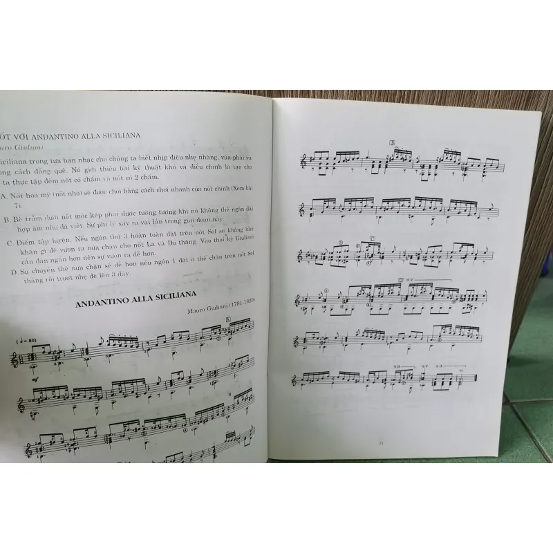 [Học đàn guitar căn bản] Tự học đàn guitar solo tập 2 - Frederick M. Noad  1021216