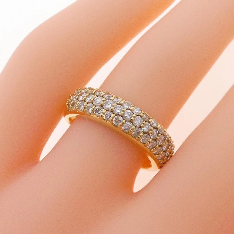 Nhẫn kim cương K18YG 1.00CT 670439