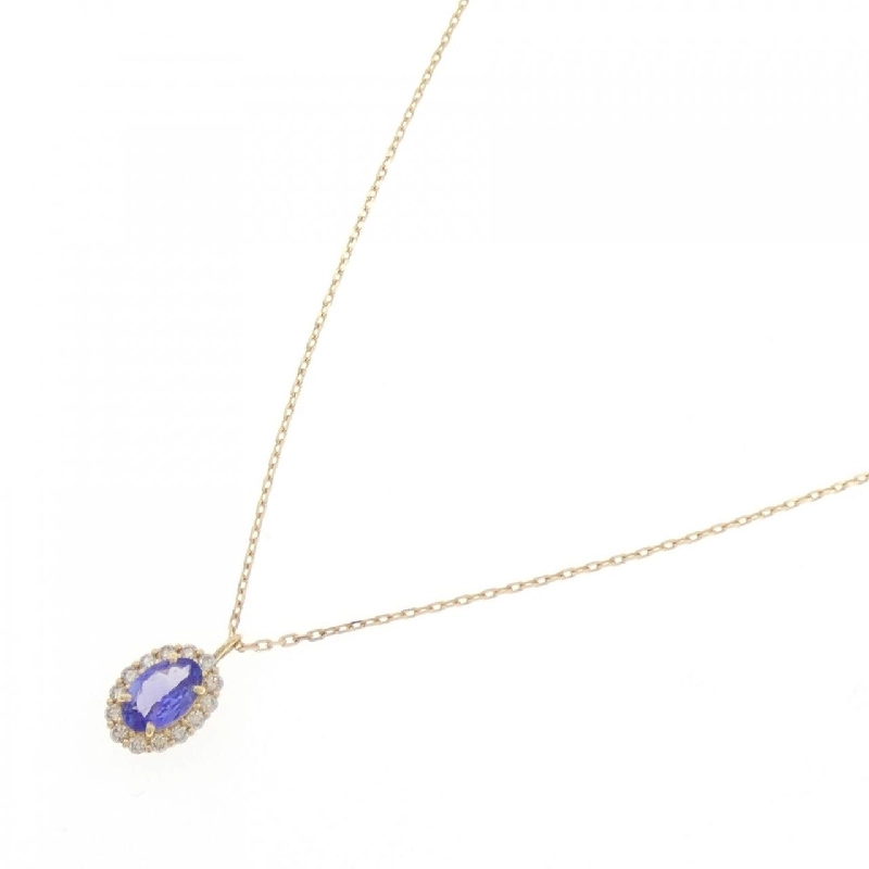 K18YG Tanzanite Necklace - Hàng hiệu Authentic 857835